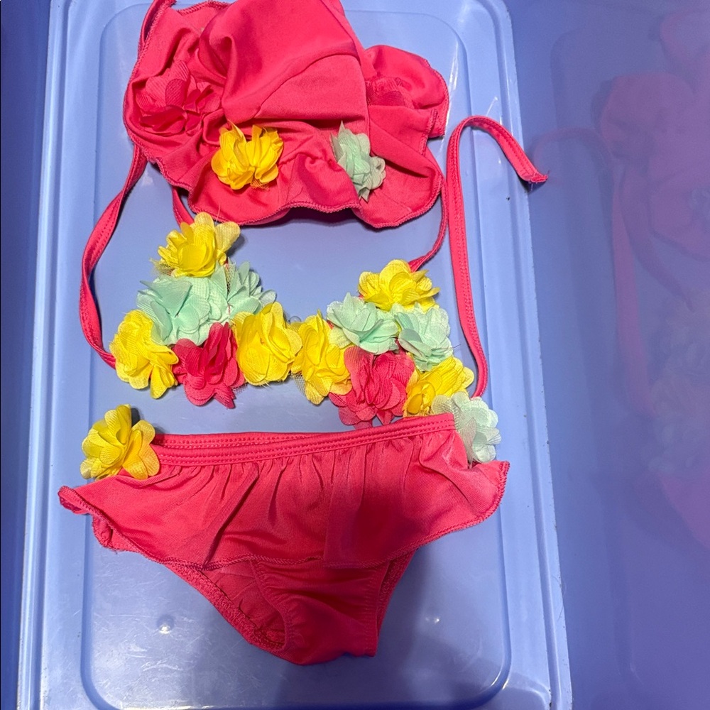 Vibrant Floral Bikini Set